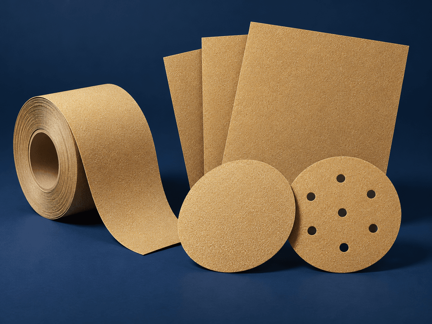 Unbranded paper sanding & flexible abrasives product family